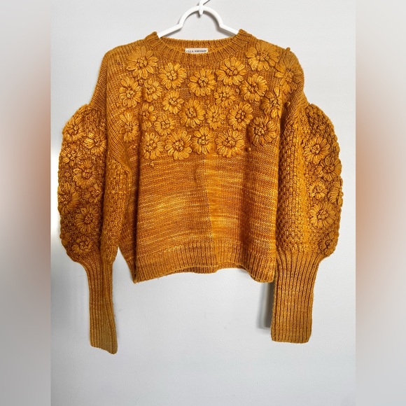 RARE Ulla Johnson Ciel Pullover Merino Wool Sweater Size Small NWOT - Picture 3 of 7